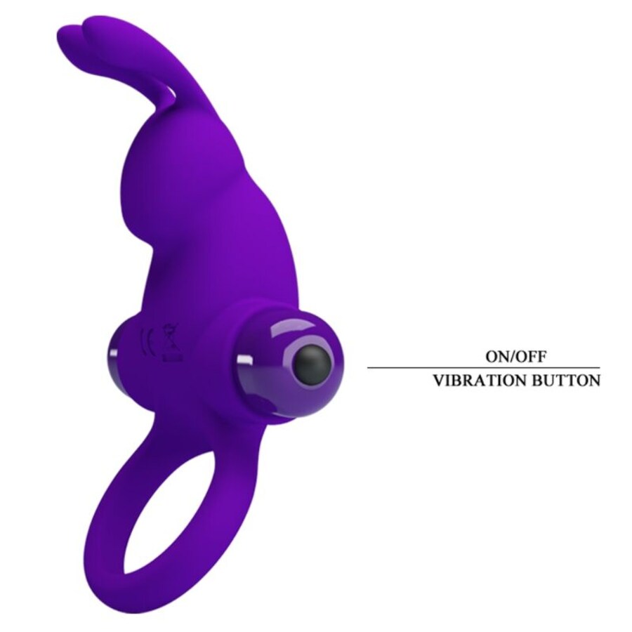 VIBRATING RING WITH RABBIT FOR 8
