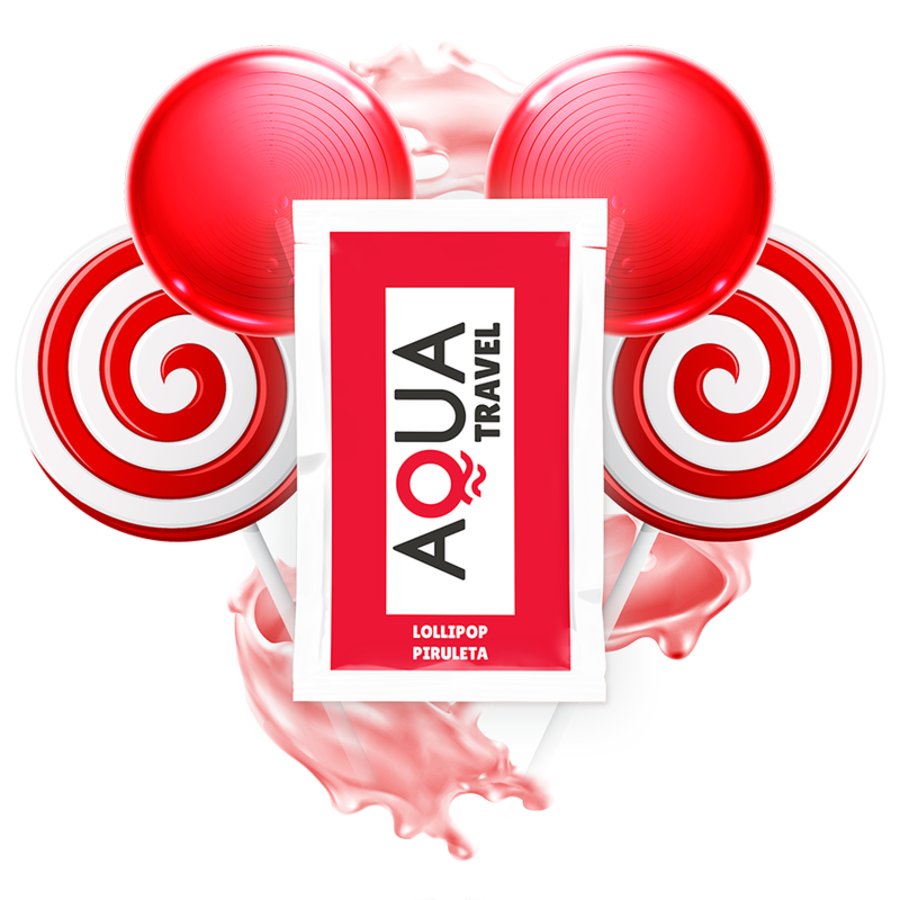 AQUA TRAVEL LUBRICANTE BASE AGUA SABOR PIRULETA- 6 ML AQUA TRAVEL LUBRICANTE BASE AGUA SABOR PIRULETA- 6 ML