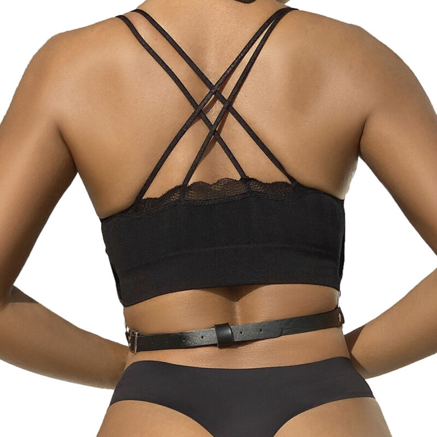 CHEST HARNESS LEATHER CHAINS N 3