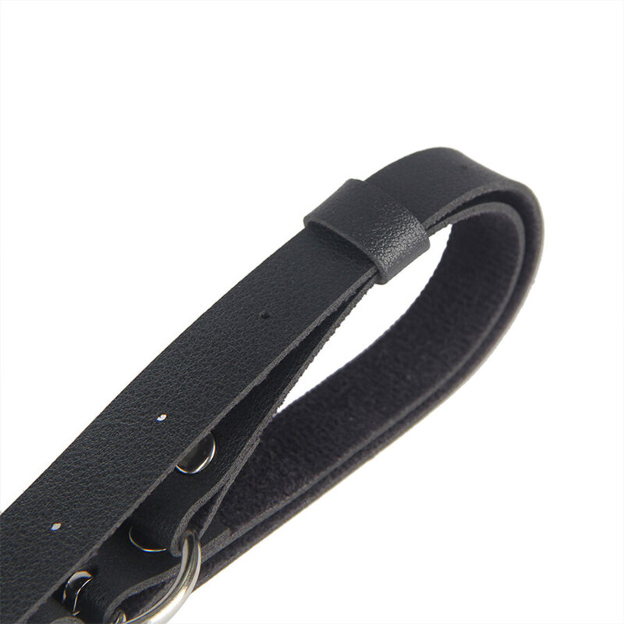 BELT SHAPED LEATHER HARNESS BLACK 6