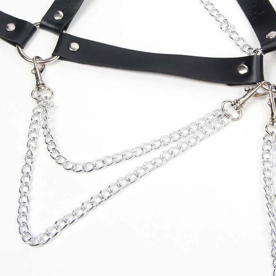 HARNESS BRA CHAIN DETAIL 5