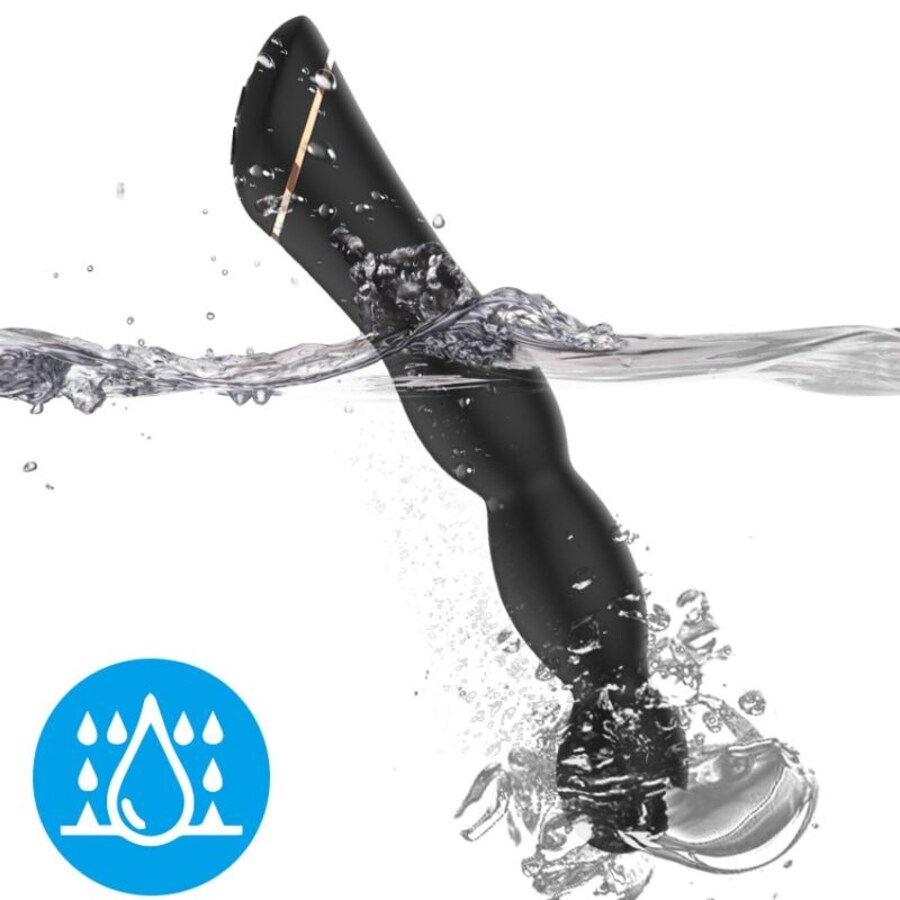 BAMBOO ADJUSTABLE BLACK VIBRATOR 3
