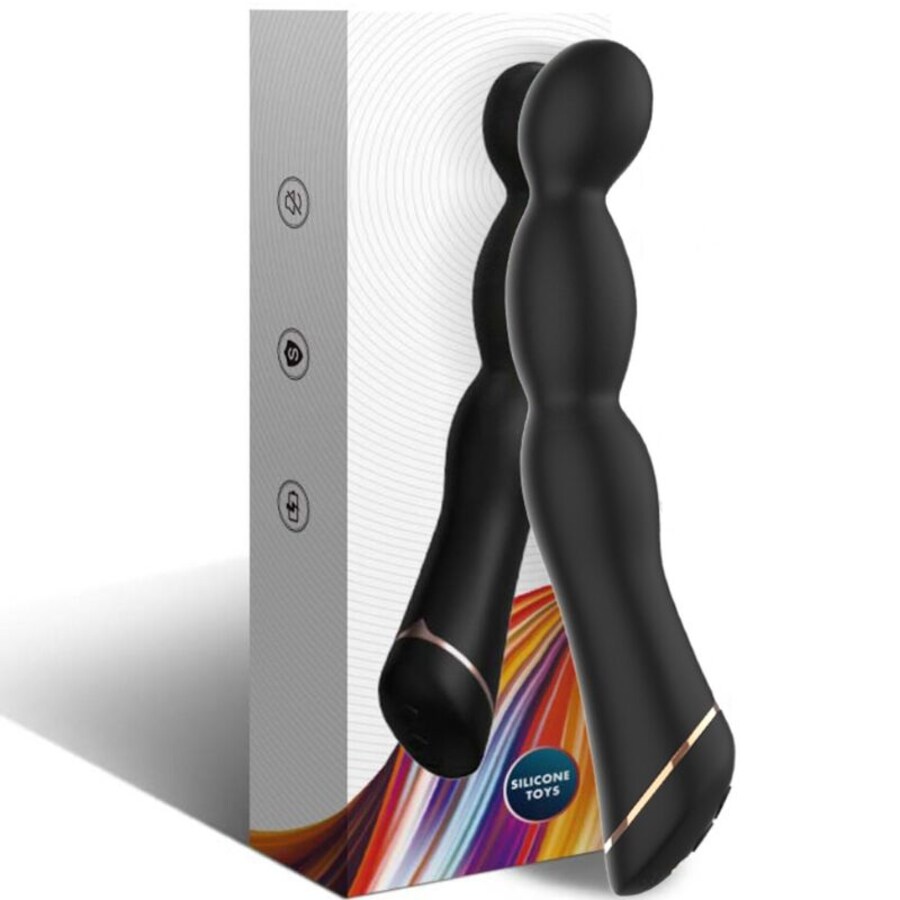 BAMBOO ADJUSTABLE BLACK VIBRATOR 4
