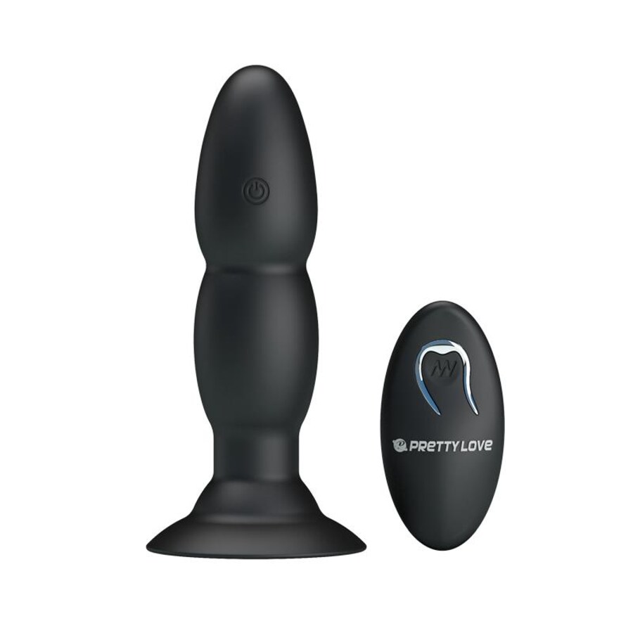 Beaded Butt Plug Remote Control Rechargeable.