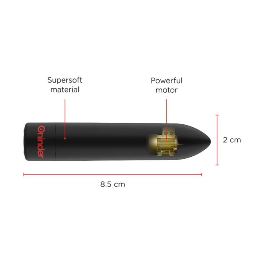 BERLIN VIBRATING BULLET BLACK 9 6