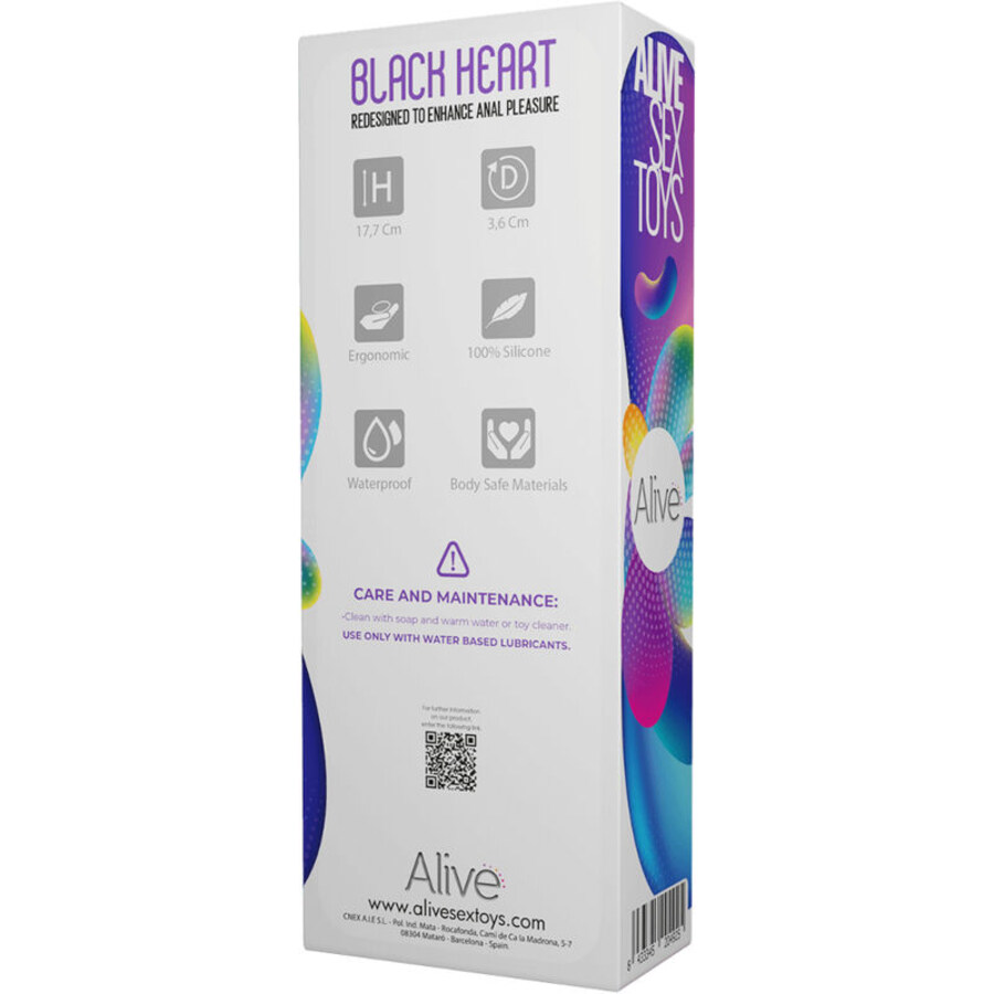 CŒUR NOIR STIMULATEUR ANAL 4
