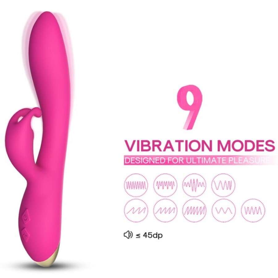 BONNIE RABBIT VIBRATOR FUCSIA 3