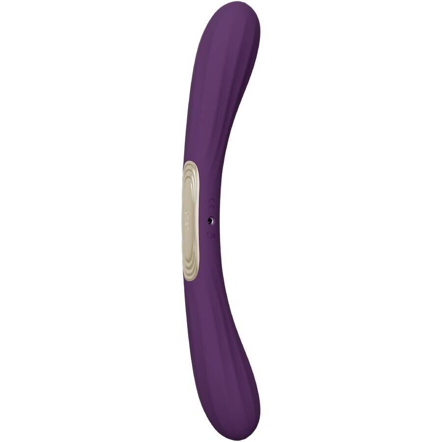 BOOMERANG VIBRATEUR À DOUBLE EXTRÉMITÉ VIOLET
