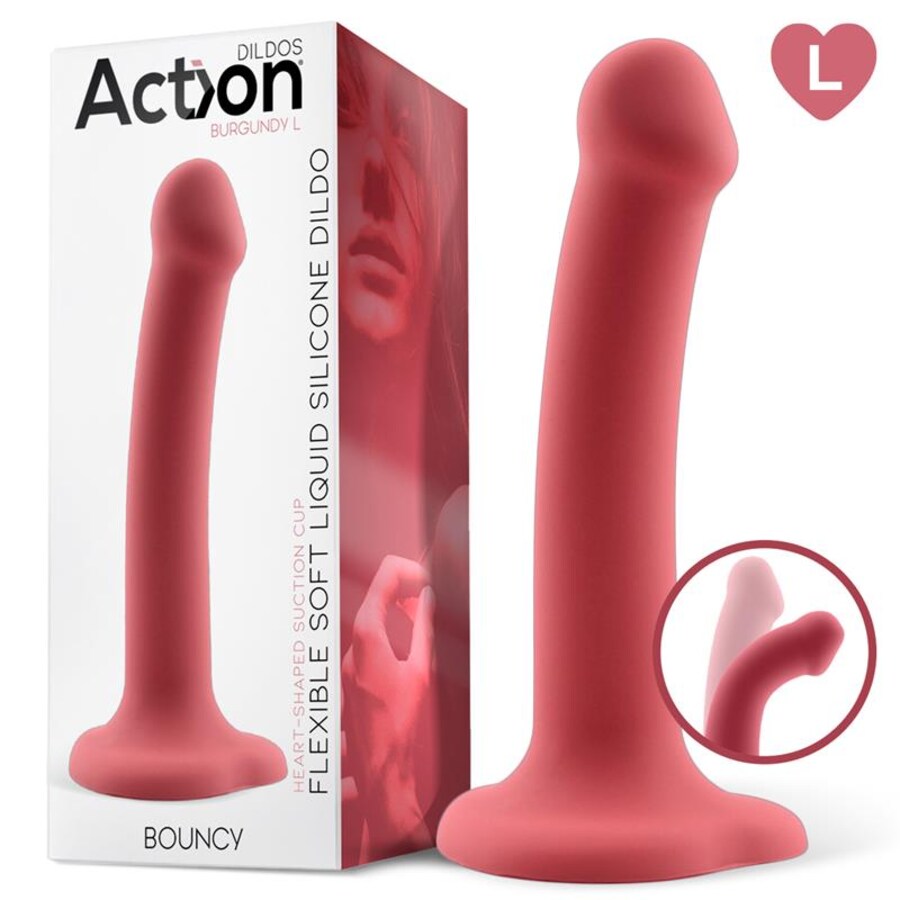 Introducing the Bouncy Dildo with Liquid Silicone - Hyper Fl