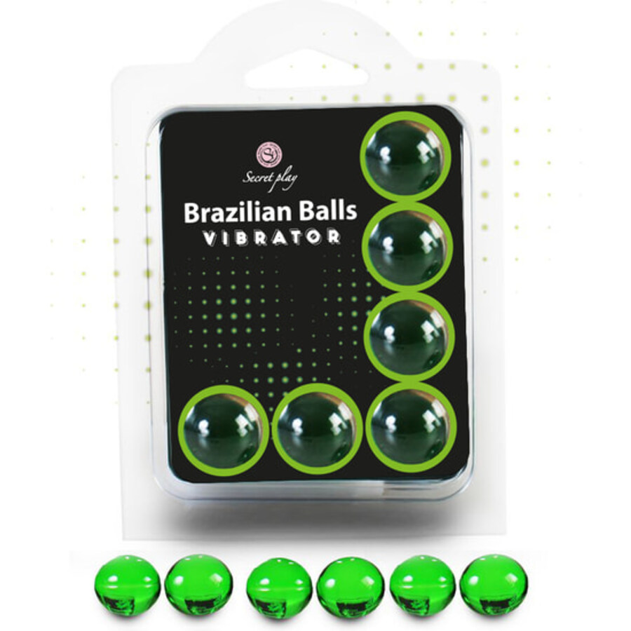 Secret play set 6 brazilian balls vibración menta Secret play set 6 brazilian balls vibración menta