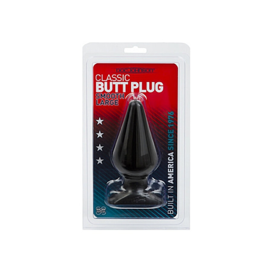 BLACK BUTT PLUG LARGE 4