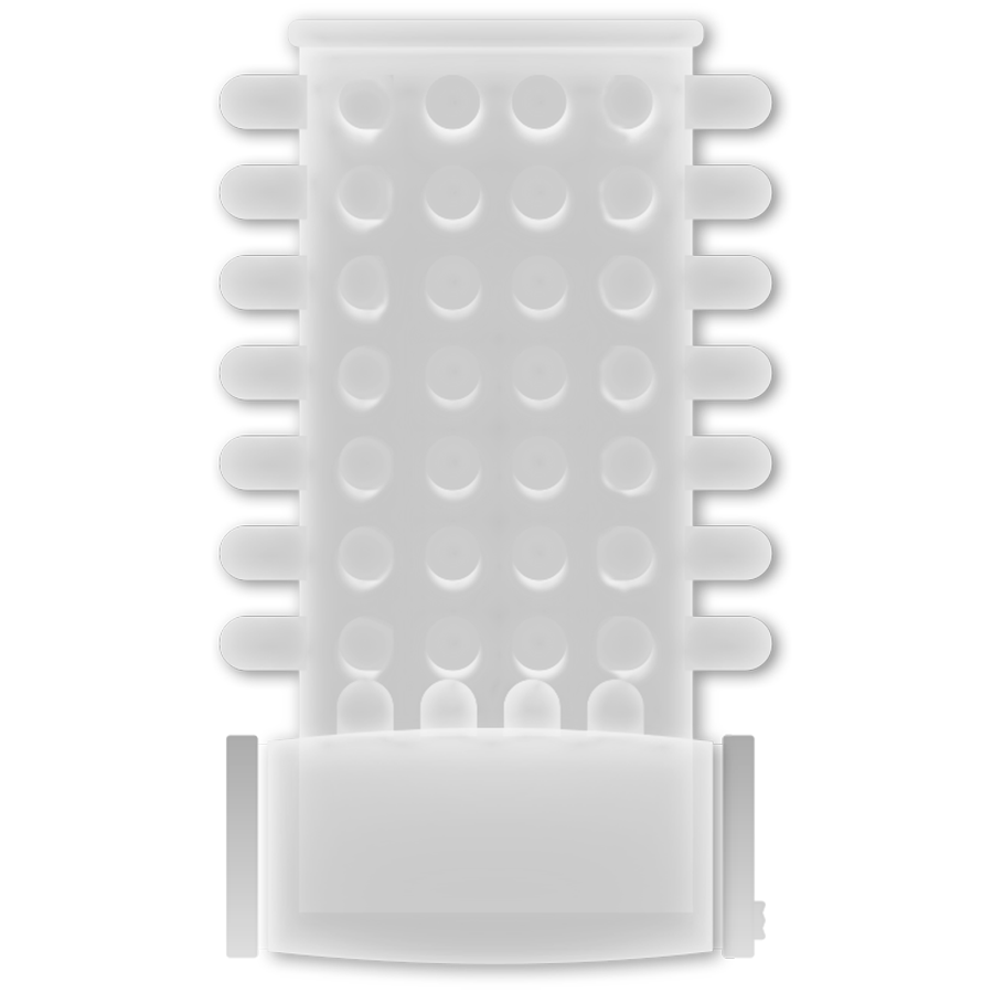 GAINE PÉNIS VIBRATEUR TRANSPARENT 2