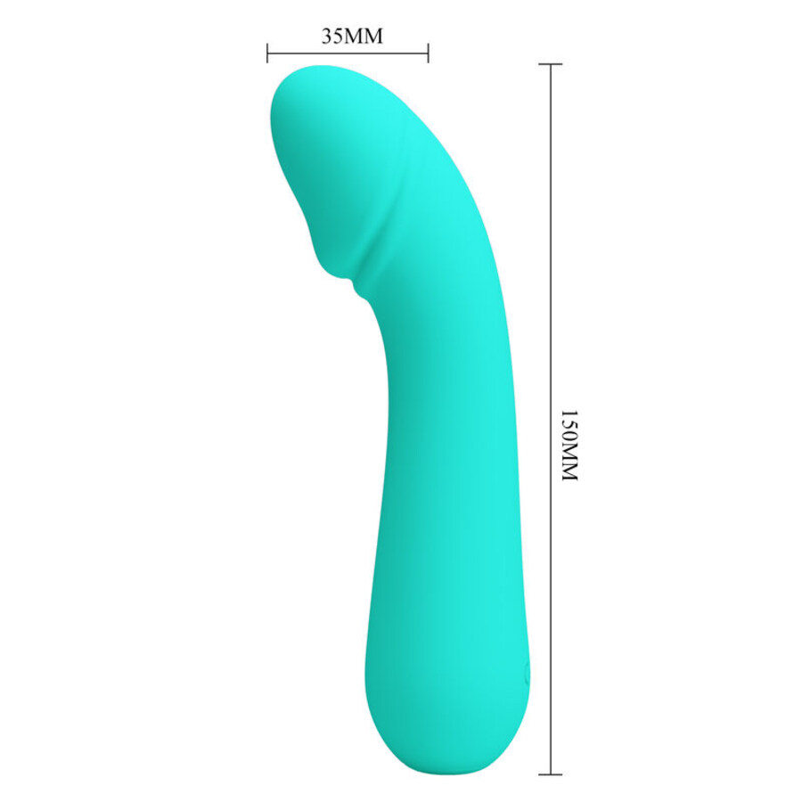 CETUS VIBRADOR RECARGÁVEL VERD 6