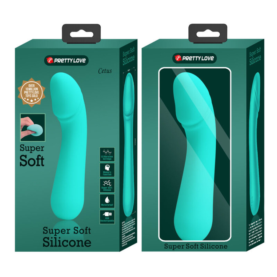CETUS VIBRADOR RECARGÁVEL VERD 9
