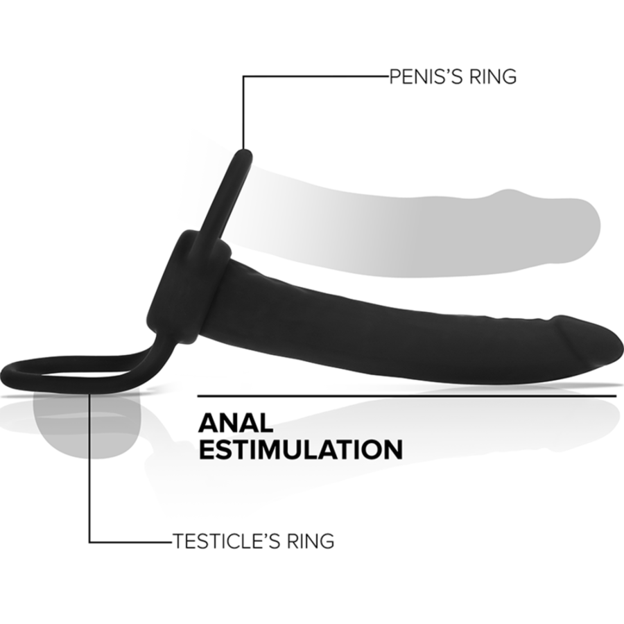 COBI ONYX DILDO ANAL CON ANILLOS 7