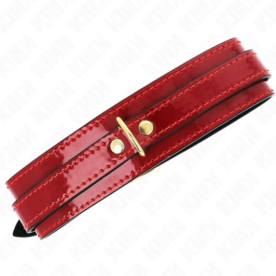 ADJUSTABLE COLLAR DARK RED DET 2