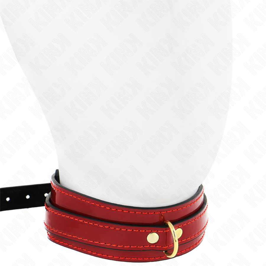 ADJUSTABLE COLLAR DARK RED DET 3