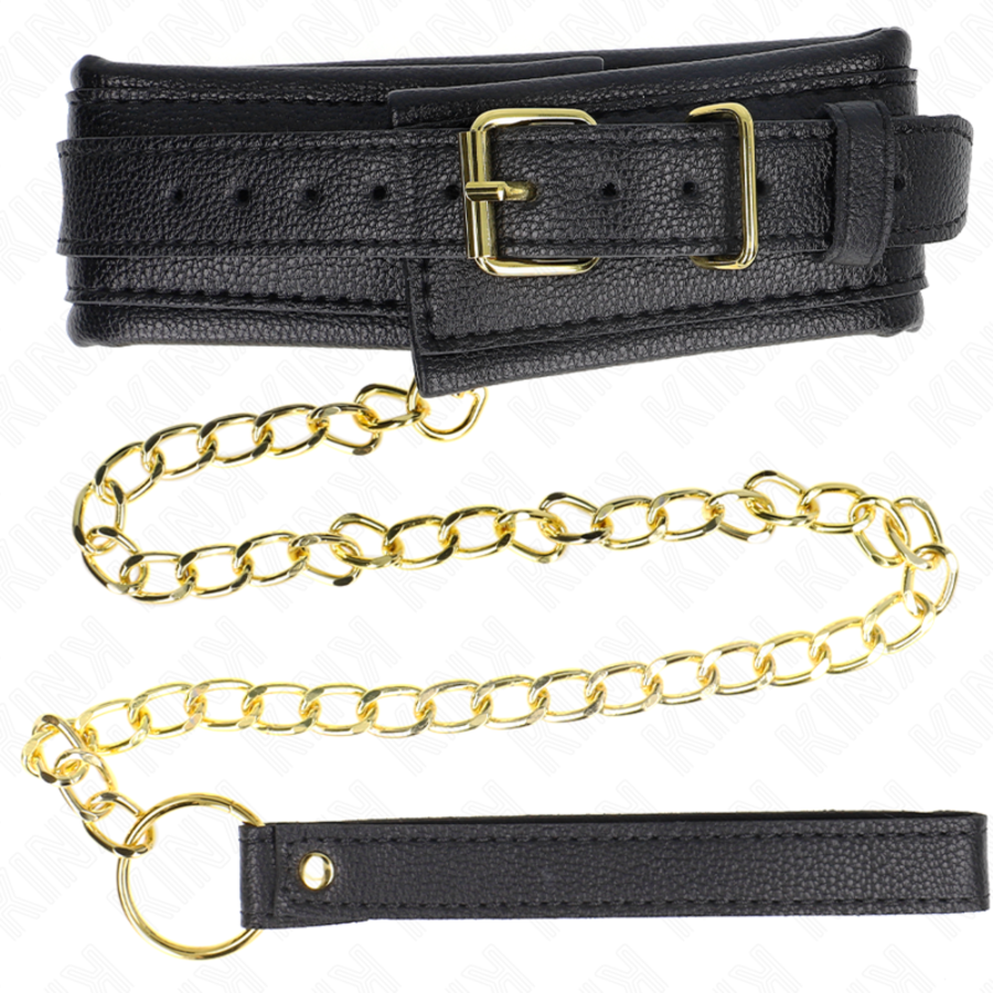 COLLAR WITH IMITATION SPONGE LEASH 3
