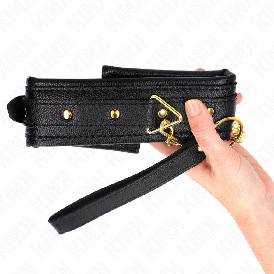 COLLAR WITH IMITATION SPONGE LEASH 5