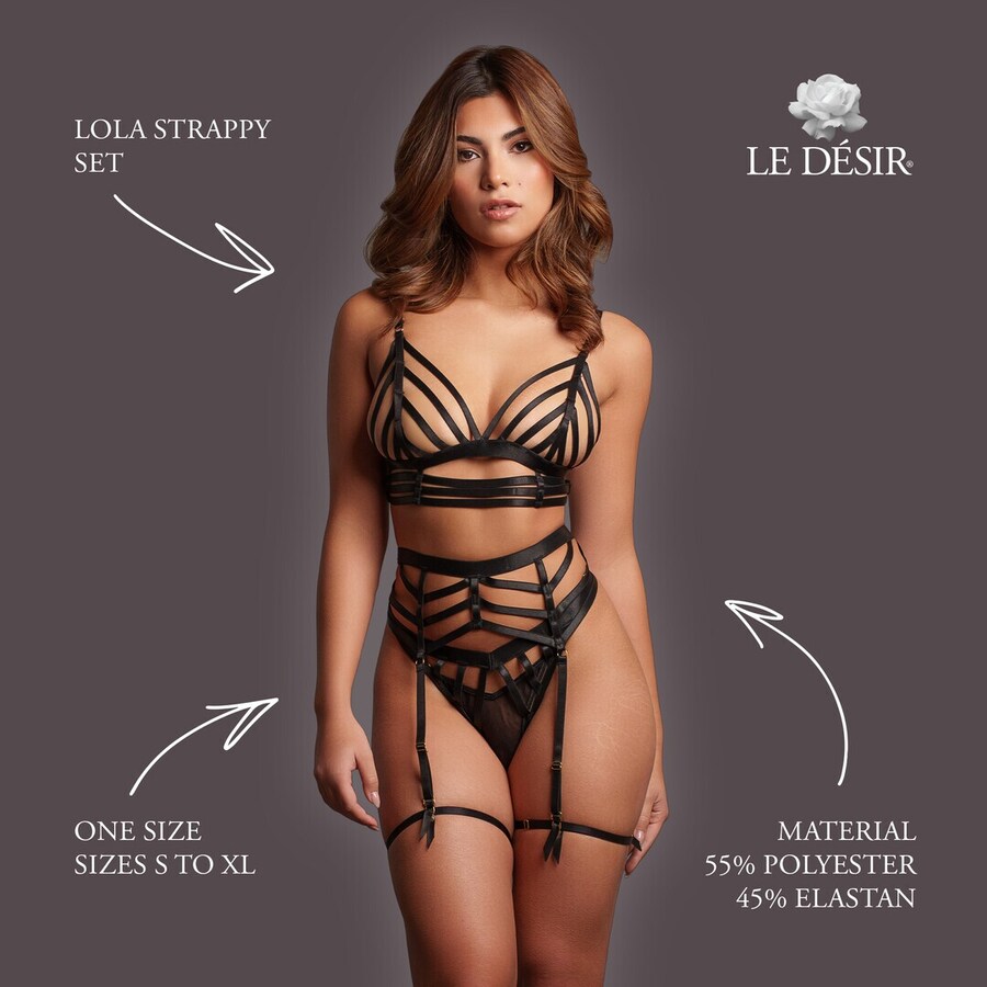 CONJUNTO DE 2 PEÇAS LOLA STRAPPY SET LE DÉSIR