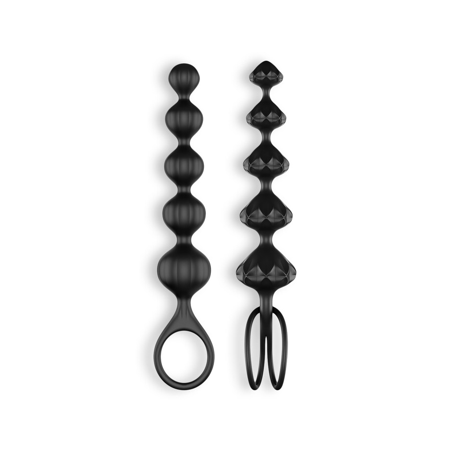 CONJUNTO DE 2 TIRAS LOVE BEADS SATISFYER PRETAS CONJUNTO DE 2 TIRAS LOVE BEADS SATISFYER PRETAS