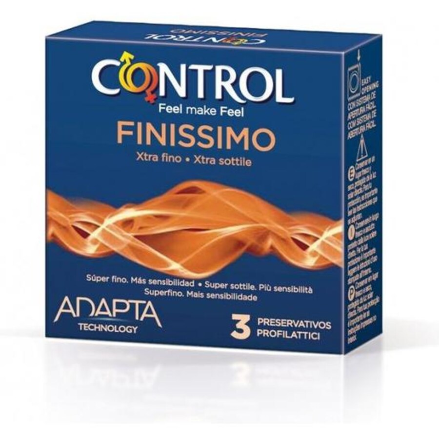 Control preservativos finissimo original 3 uds
