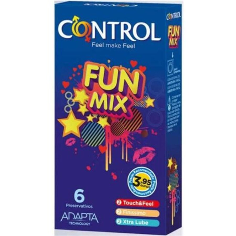 Control preservativos fun mix 6 uds Control preservativos fun mix 6 uds
