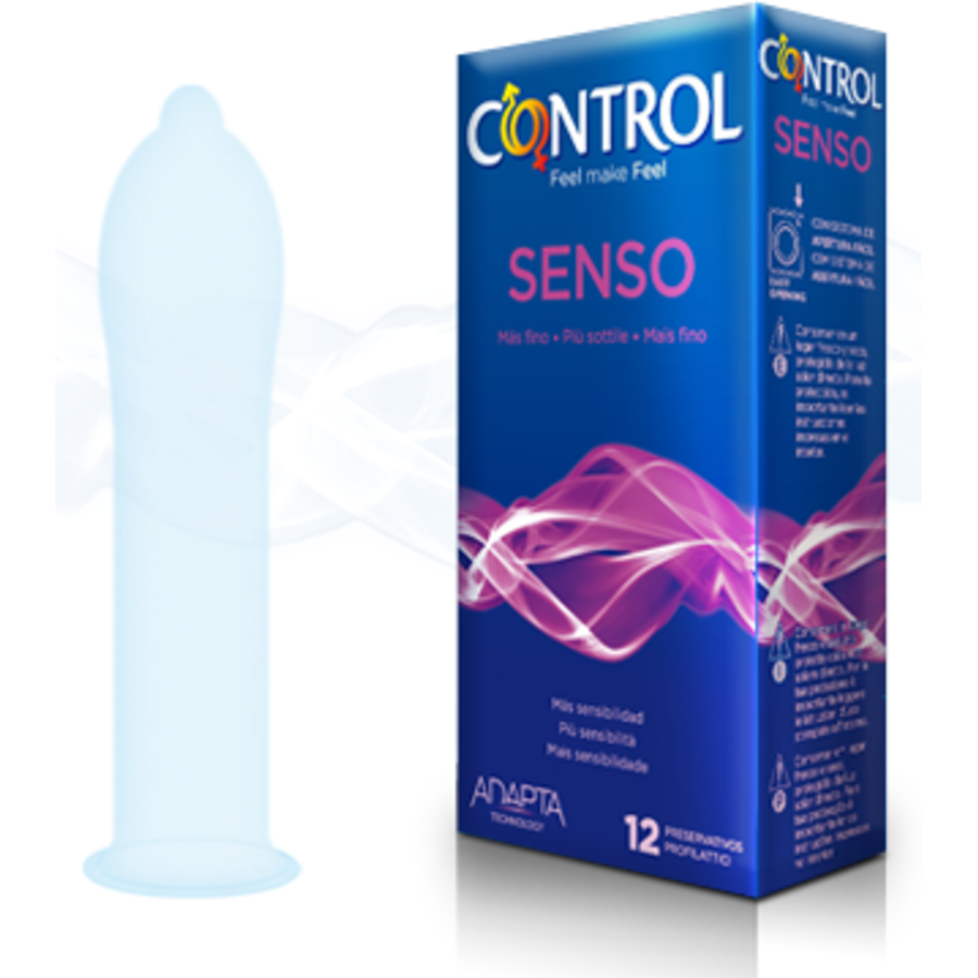 Préservatifs control senso box professionnel 144 pcs