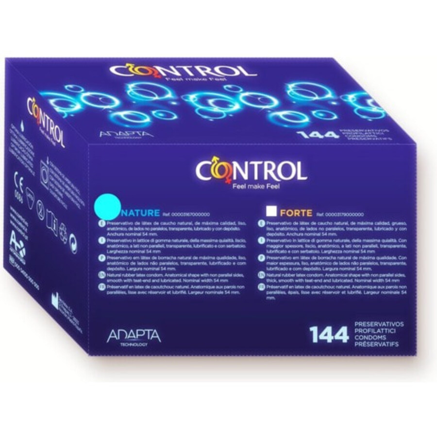 Preservativos control nature caja profesional 144 uds