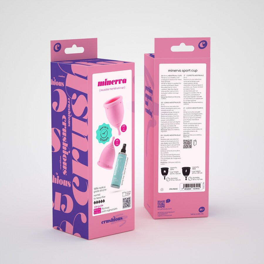 COPOS MENSTRUAIS MINERVA S + L 13