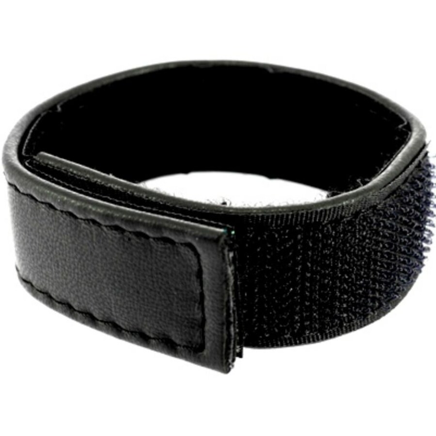 CORREA CUERO AJUSTABLE CON VELCRO PARA PENE NEGRO CORREA CUERO AJUSTABLE CON VELCRO PARA PENE NEGRO