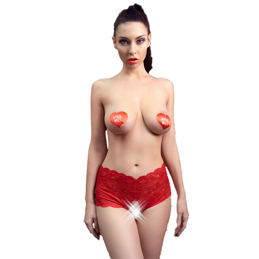 CR 4641 PANTIES CROTCHLESS ROJO L/XL nº4 CR 4641 PANTIES CROTCHLESS ROJO L/XL nº4