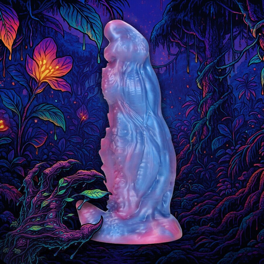 GODE MONSTER EN SILICONE GALACTIC NIGHT FIEND VIOLET OUCH!