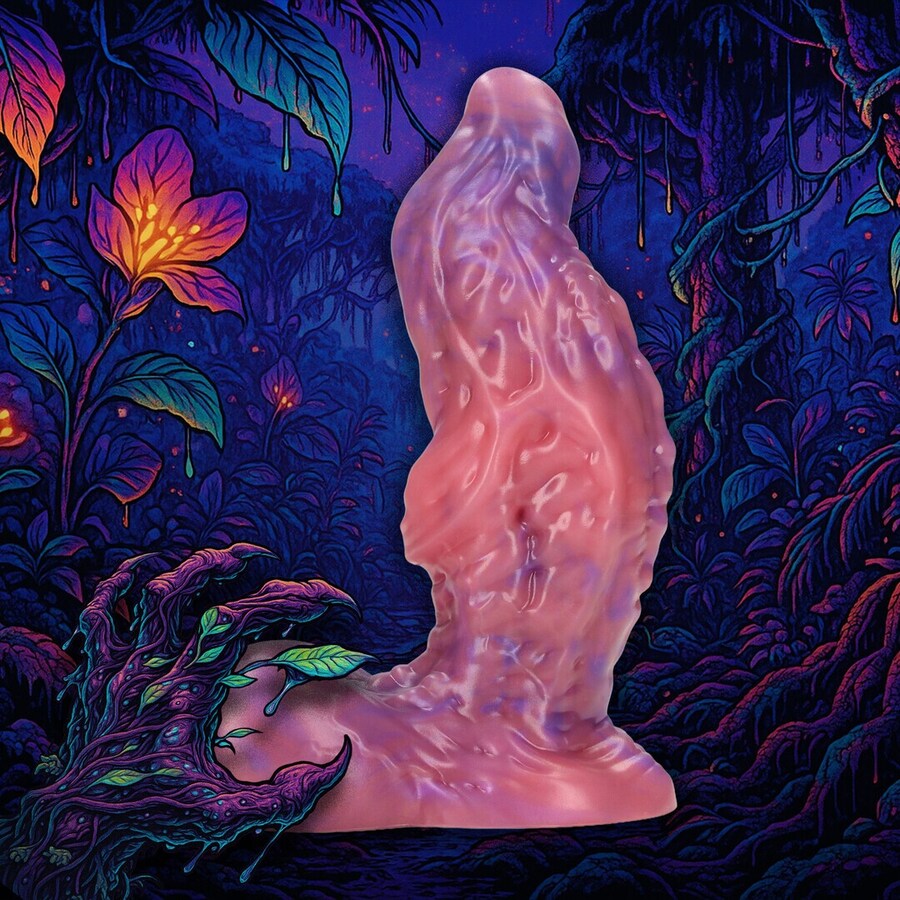 DILDO MONSTER EM SILICONE GALACTIC RAVAGER ROXO OUCH!