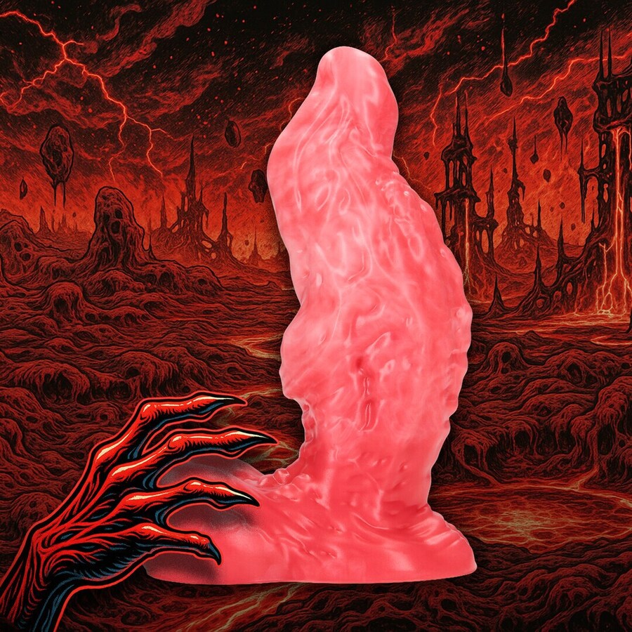 DILDO MONSTER IN SILICONE HELL RAVAGER ROSSO OUCH!