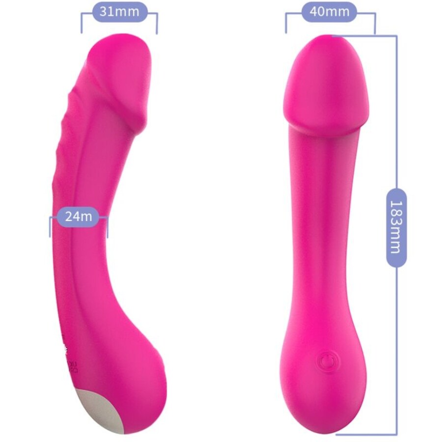 DILDO VIBRADOR PONTO G SILICONE 2