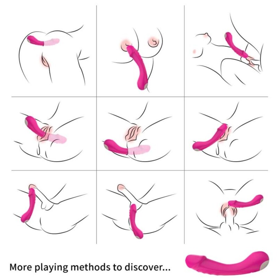 DILDO VIBRADOR PONTO G SILICONE 5
