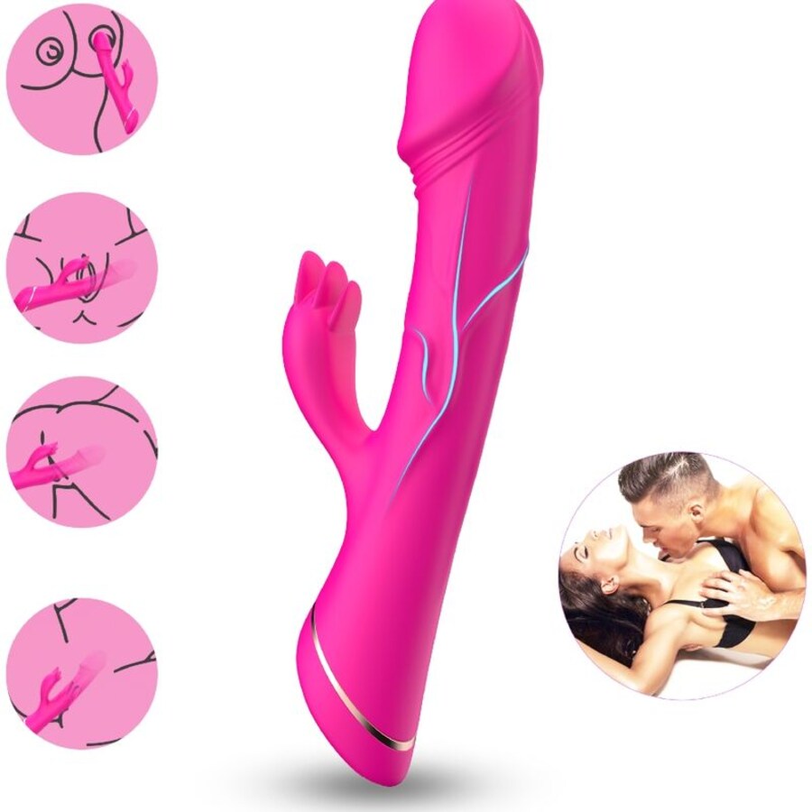 DILDO VIBRADOR RABBIT SILICONE 2