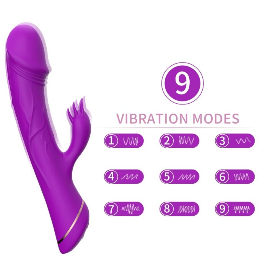 DILDO VIBRADOR RABBIT SILICONE 7