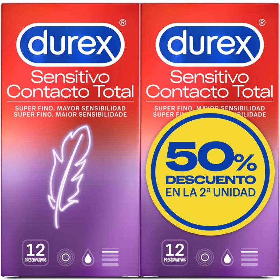 Conjunto Duplo Sensitivo para Contacto Total - 12 Unidades Conjunto Duplo Sensitivo para Contacto Total - 12 Unidades