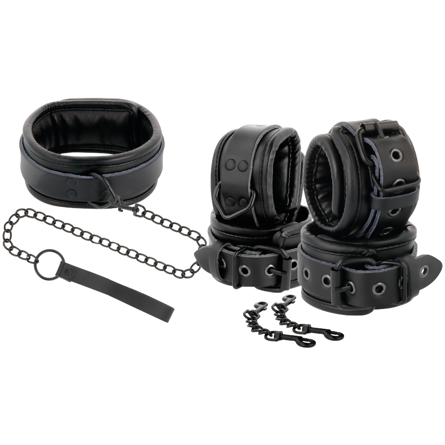 COLLARE IN PELLE NERO 2