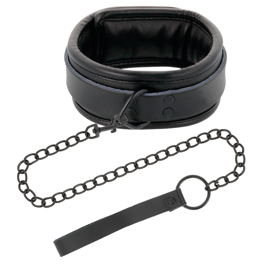 COLLARE IN PELLE NERO 4