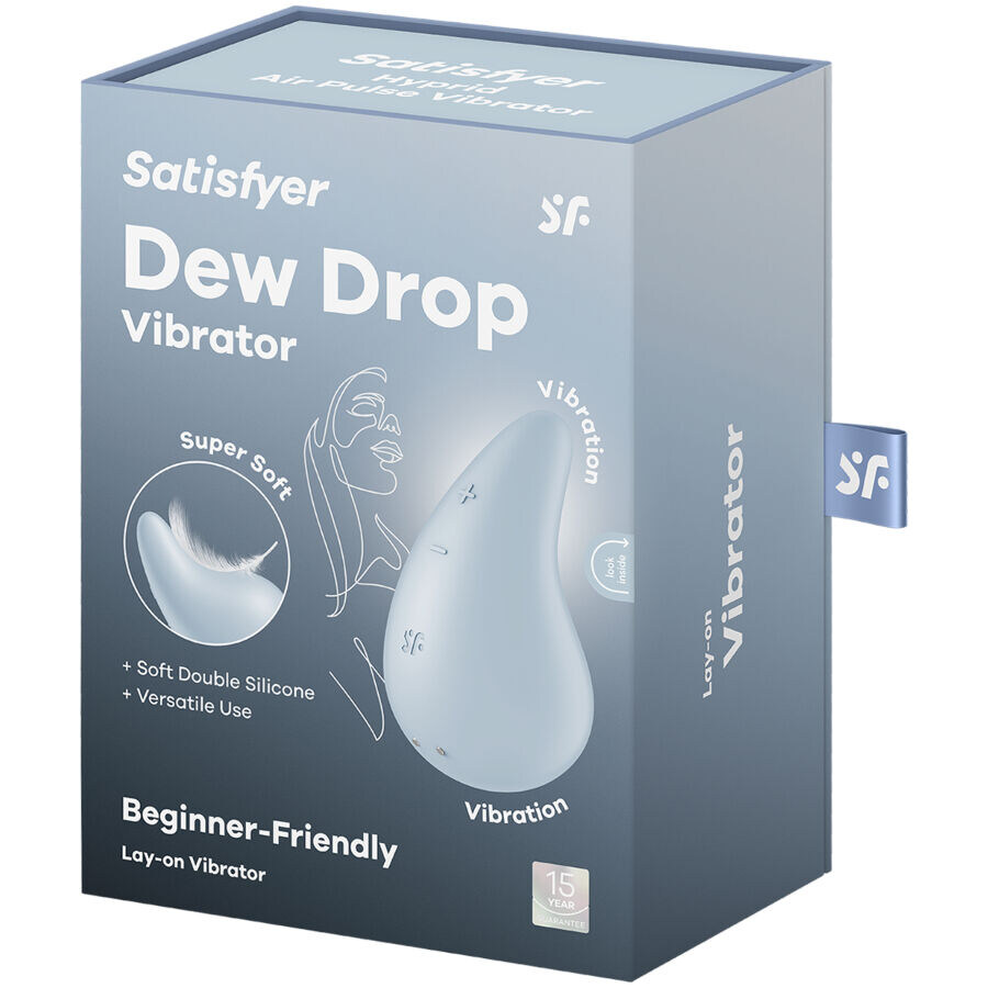 DEW DROP VIBRADOR LAY-ON BLANCO 13