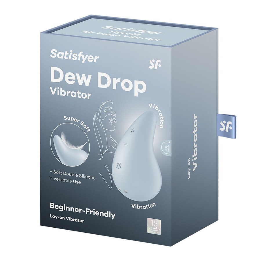 DEW DROP VIBRADOR LAY-ON BLANCO 15