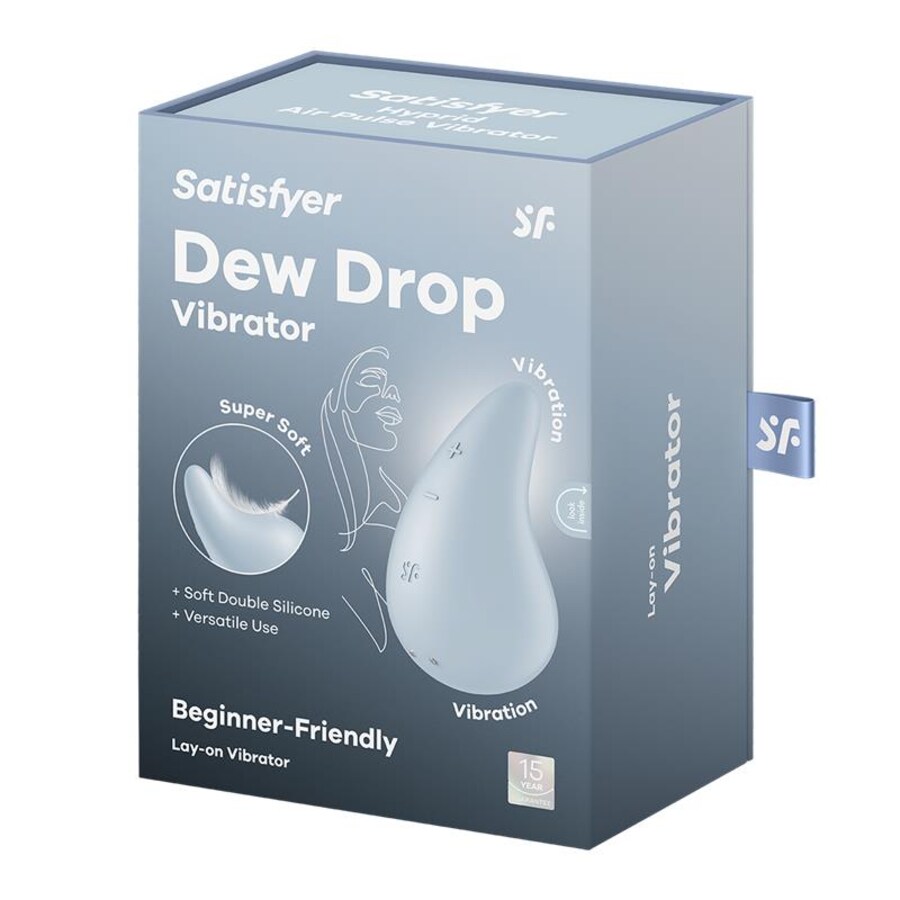 DEW DROP VIBRADOR LAY-ON BLANCO 7