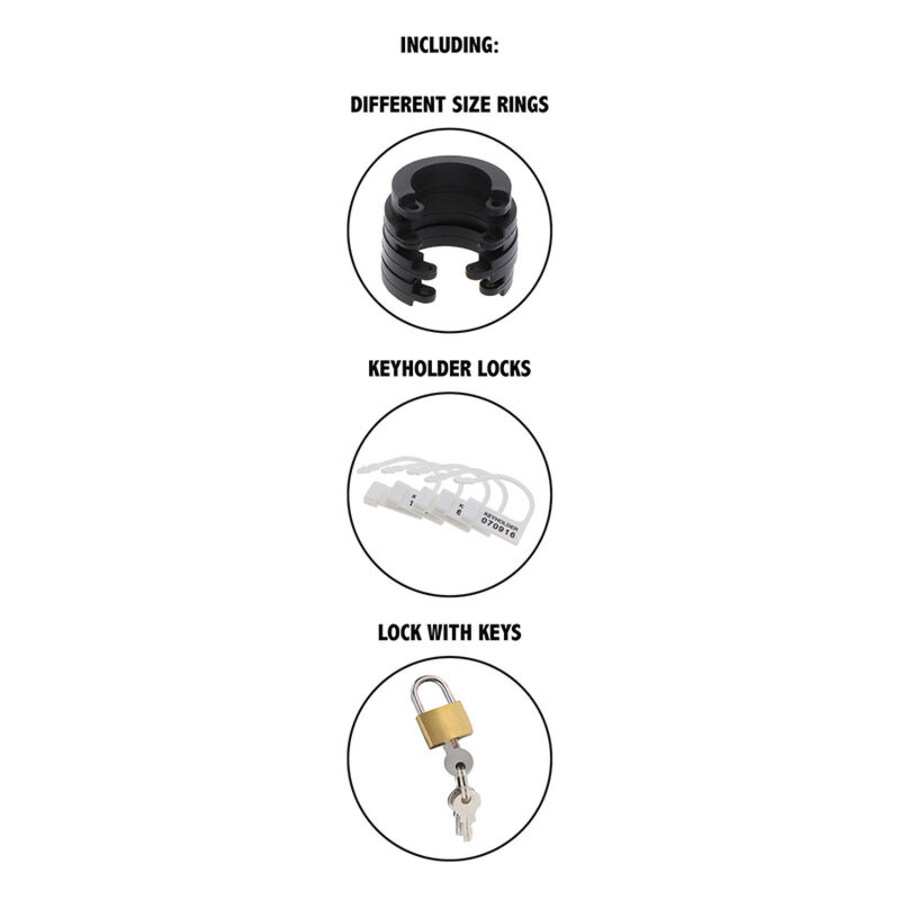 EXTREME CHASTITY CAGE SILI 4