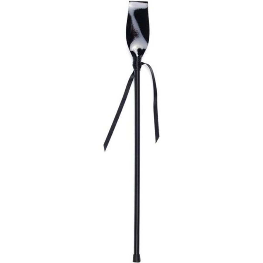 Couro envernizado preto 38 cm