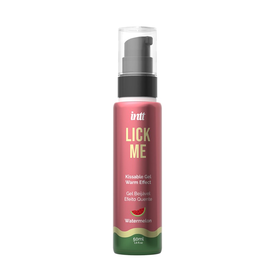 GEL BEIJÁVEL COM EFEITO CALOR E SABOR A MELANCIA LICK ME INT