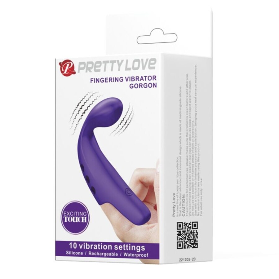 GORGON VIBRADOR DE DEDO RECARGÁVEL 10