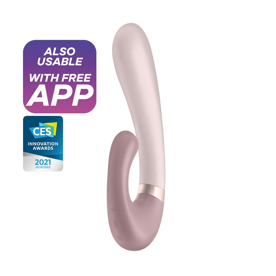 Heat Wave Vibrador con Efecto Calor Mauve con APP Heat Wave Vibrador con Efecto Calor Mauve con APP